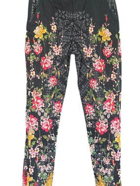 Johnny Was Pete & Greta Mono Pant – botanical print Size 4